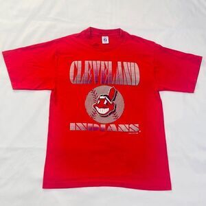 Vintage 1995 Cleveland Indians Chief Wahoo Short Sleeve Shirt